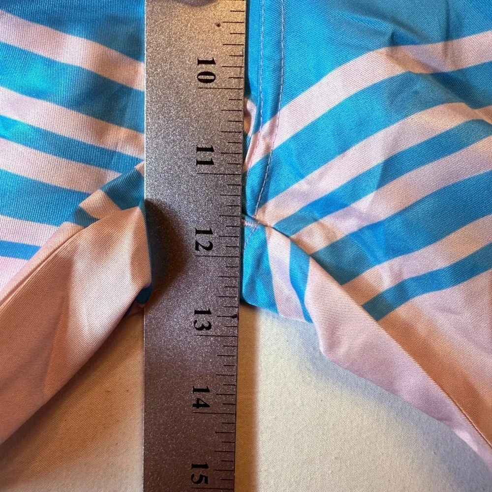 Mr Swim Trunks‎ Mens 36 Fuschia Blue White Swimwear Boardshorts NEW With Tags